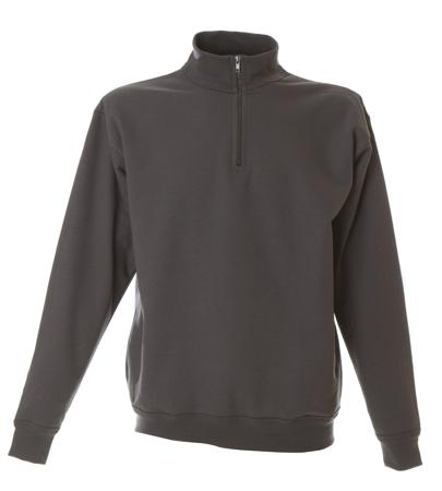 988558-S-GREY JRC 988558 Grey 100% Cotton Sweat Shirt S