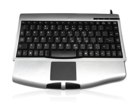 KYBAC540-PS2SILV Ceratech  Wired PS/2 Compact Keyboard, QWERTY (French), Silver