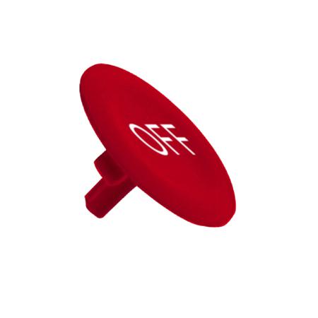 ZBA435 Schneider Electric Harmony Series Red Rotary Push Button Head, 22mm Cutout