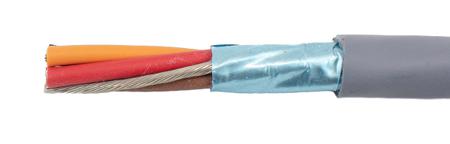 77111 SL005 Alpha Wire Ecogen Ecocable Control Cable, 4 Cores, 0.35 mm² 22 AWG, Screened, 30 m, Grey Modified Polyphenylene Ether