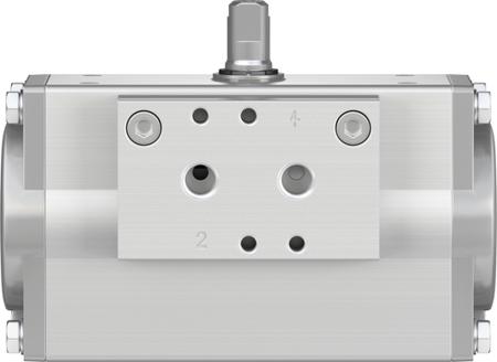 DFPD-10-RP-90-RD-F03-R3-EP Festo DFPD Series 8 bar Double Action Rotary Actuator, 90° Rotary Angle