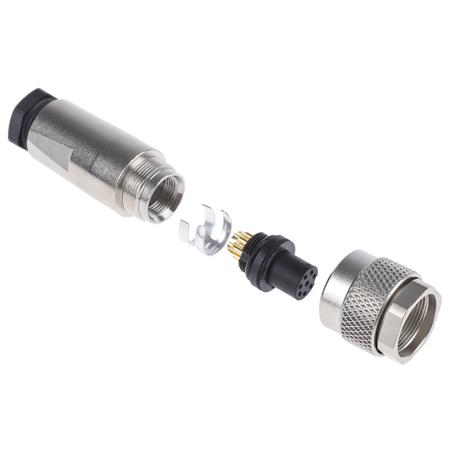 99-0426-10-08 Binder, 8 Pole Cable Mount Connector, Female Contacts