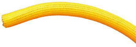 G13011/2 OR008 Alpha Wire Braided PET Orange Cable Sleeve, 38.1mm Diameter, 7m Length, FIT Wire Management Series
