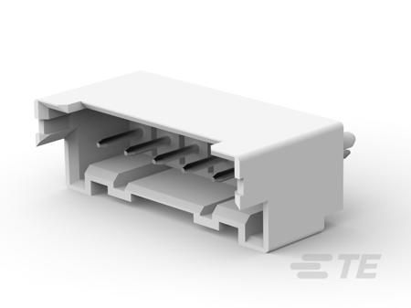 2132230-6 TE Connectivity Economy Power 2.5 Series Vertical Board PCB Header, 6 Contact(s), 2.5 mm Pitch, 1 Row, Shrouded