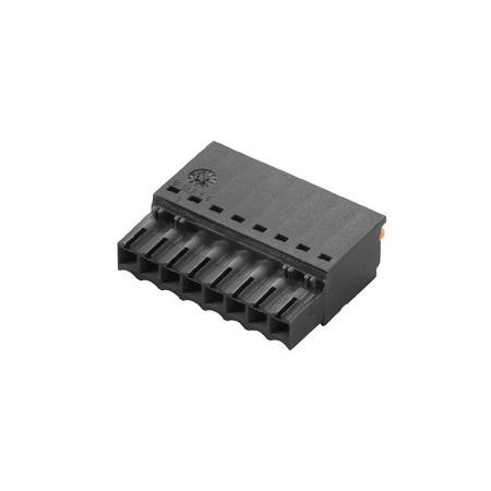 2459340000 Weidmüller  Series Straight Plug-In PCB Socket, 8-Contact, 1-Row, 3.5mm Pitch, Push In Termination