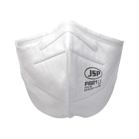 BGV120-000-Q00 JSP , Disposable Face Mask, FFP2, Non-Valved, Fold Flat, 40 per Package