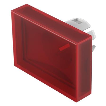 61-9336.2 Indicator Lens Rectangle Style, Red, 21.5 Long