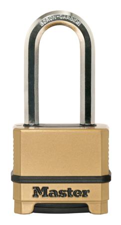 M175EURDLH Master Lock Padlock Weatherproof Zinc Padlock, Keyed Alike, 9mm Shackle, 56mm Body