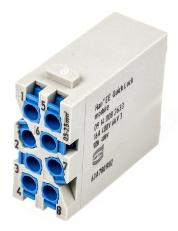 09140082633 HARTING Heavy Duty Power Connector Module, 16A, Male, Han-Modular Series, 8 Contacts