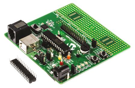 DM300027 Microchip 16-BIT 28P DEMO BOARD MCU Starter Kit