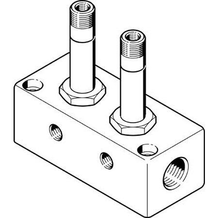 BMCH-2-3-1-8 Festo 2x3/2, Closed, Monostable Solenoid Valve - Electrical G 1/8 BMCH-2-3-1/8 Series 24V