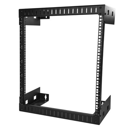 RK12WALLO StarTech.com RK12WALL Series Black 12U Steel Server Rack , with 2-Post Frame