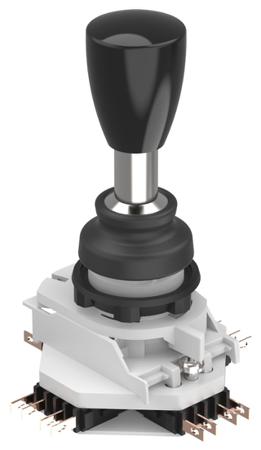 44-800.8 EAO 8 Contacts-Axis Joystick Switch Lever, Momentary, IP65 250V ac