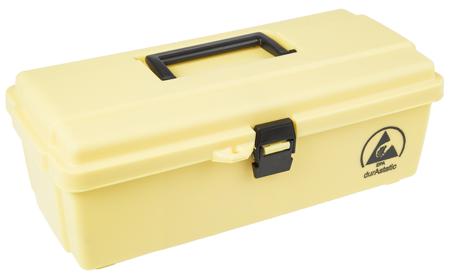 35870 Dissipative Polypropylene ESD Box 368mm (L) 191mm (W) 127mm (H)