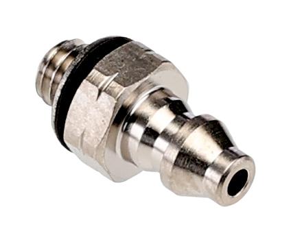 M-3AU-4 SMC M3 Brass Elbow Connector, M3 x 0.5 Male Metric Male