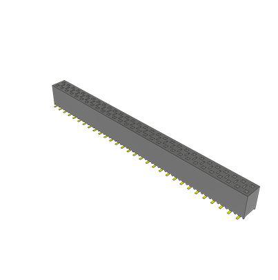 SSM-130-L-DV-K Samtec SSM Series Vertical Surface Mount PCB Socket, 60-Contact, 2-Row, 2.54mm Pitch, SMT Termination