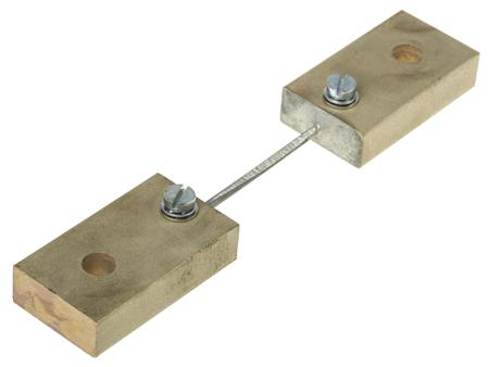 SHB10A60 HOBUT Brass-Ended Shunt, 10 A Max, 60mV Output, ±1 % Accuracy