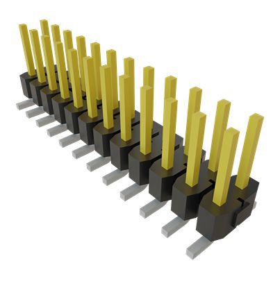 TSM-112-01-F-DV Samtec TSM Series Vertical Surface Mount PCB Header, 24 Contact(s), 2.54mm Pitch, 2 Row(s), Unshrouded