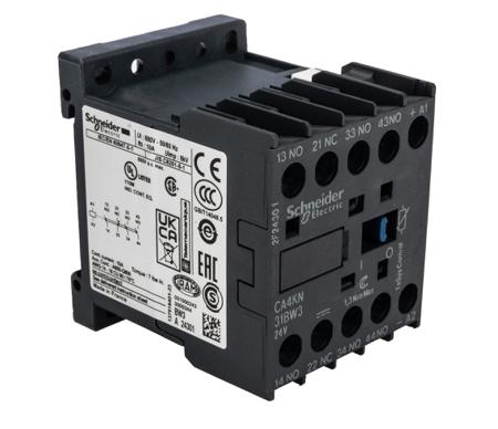 CA4KN31BW3 Schneider Electric CA4KN Contactor, 24 V Coil, 4-Pole, 10 A 24 V, 3 NO/1 NC, 690V