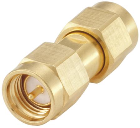 32S103-S00L5 Rosenberger Straight 50Ω RF Adapter SMA Plug to SMA Plug 18GHz
