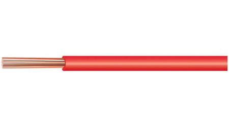 LIH-T120-0-75-MM2-RED Kabeltronik LIH Series Red 0.75 mm² Equipment Wire, 18 AWG, 24 X 0.20 mm, 100m, TPE Insulation, LIH-T120 0.75 MM2 RED