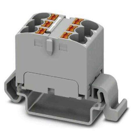 3273658 Phoenix Contact Distribution Block, 6 Way, 0.2 → 6mm², 32A, 800 V, Grey