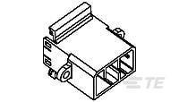 1-174938-1 TE Connectivity, 17493 Automotive Connector Socket White Cable Mount 20 Way, Crimp Termination