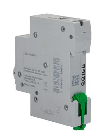 EZ9F16116 Schneider Electric , 16A 1 Pole Type B Miniature Circuit Breaker Easy 9 EZ9