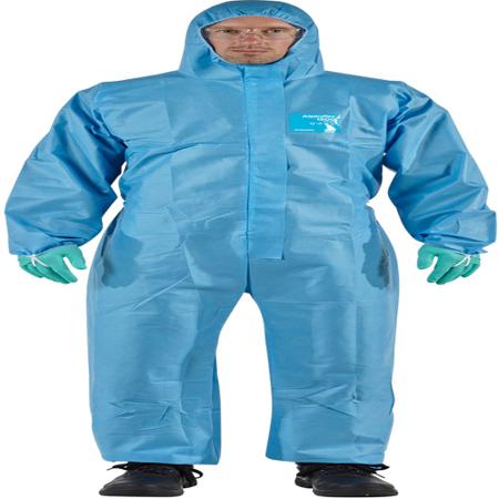 WH15S-00111-07 Ansell White Coverall, EN 1073-2, EN 1149-5, EN 14126, XXXL