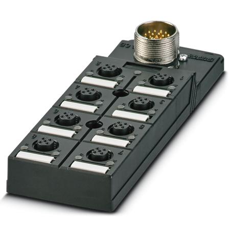 1692844 Phoenix Contact SACB Series Sensor Box, M12, 5 way, 8 port