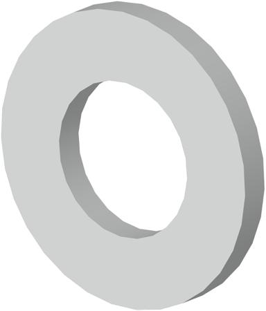 8PQ9500-0BA67 Siemens Galvanised Steel O-Ring Washers, DIN 125A