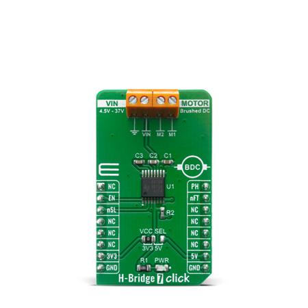 MIKROE-4143 MikroElektronika H-BRIDGE 7 Click Power Management for DRV8876N for DRV8876N