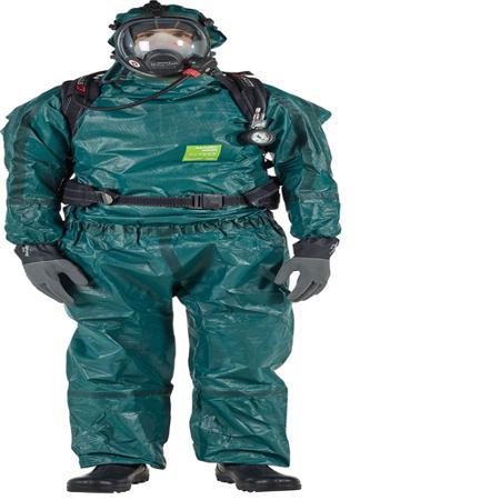 GR40T-00151-05 Ansell Green Coverall, EN 1073-2, EN 1149-5, EN 14126, XL