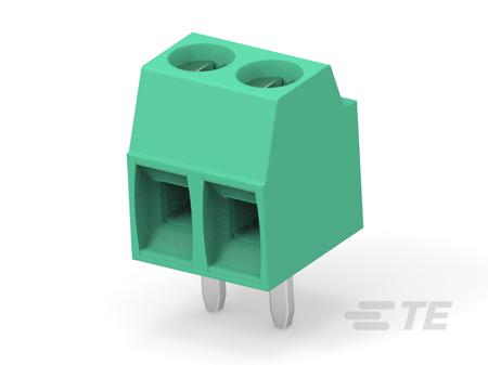 1546551-2 TE Connectivity Buchanan Series PCB Terminal Block, 2-Contact, 3.5mm Pitch, Board Mount, 1-Row, Solder, Through Hole