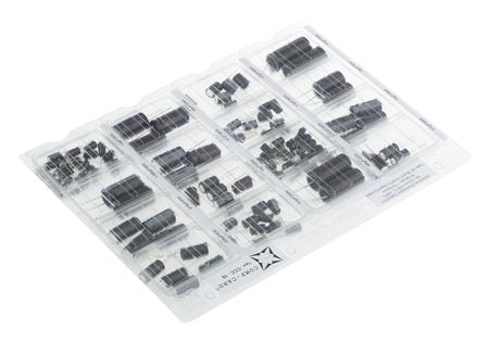 CCC-18 Nova, Through Hole Aluminium Capacitor Kit 115 pieces