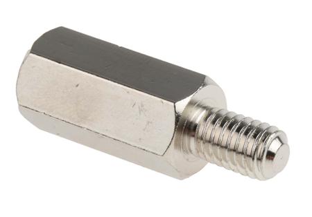 806-6667 RS PRO Standoff, M6 x M6 Thread, 20mm Body, Steel, Male/Female, 10mm Stud