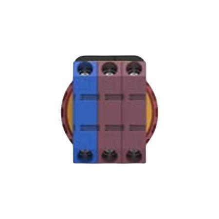 PBES22N12R TE Connectivity PBES22 Series Emergency Stop Push Button, Panel Mount, 22.3mm Cutout, 1NO + 2NC, IP20, IP65