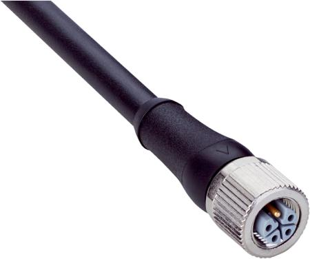YF2L15-300UH1XLEAX SICK Straight Female 5 way M12 to Straight Male 5 way M12 Actuator/Sensor Cable, 30m