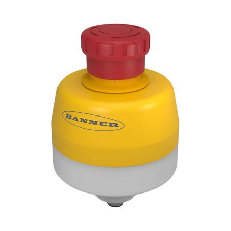 SSA-EB1PL-02ECQ5B Banner SSA-EB Series Pull/Twist to Release, Push to Shut Off Illuminated Emergency Stop Push Button, Threaded, 30mm