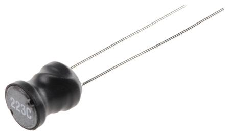 13R223C Murata 22 μH ±10% Leaded Inductor, Max SRF:0.001MHz, 2A Idc, 70mΩ Rdc 1300R