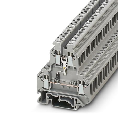 2791016 Phoenix Contact  UKK Series Grey, Double-Level, Screw Termination