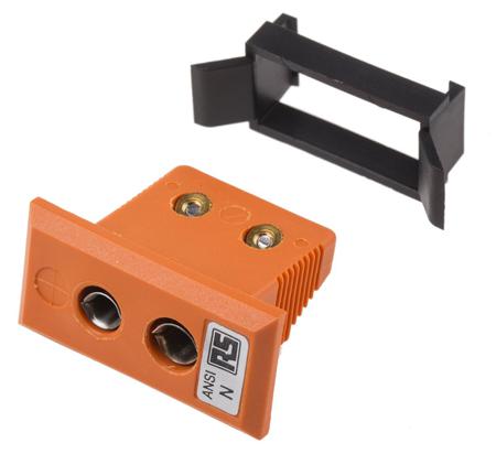 769-1385 RS Pro ANSI Standard Panel Mount Socket Connector for use with Type N Thermocouple