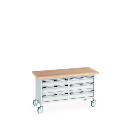 41002106-16V Bott 41002106.16V Portable Sheet Steel Workbench, 840mm x 750mm x 1500mm