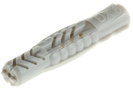 62754 Fischer Fixings Nylon Wall Plug, 35mm Length, 6mm Fixing Hole Diameter