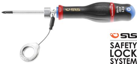 AND2X125SLS Facom Pozidriv Screwdriver, PZ2 Tip, 125 mm Blade, 245 mm Overall