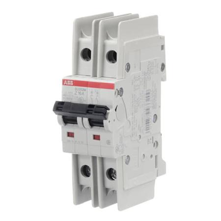 2CDS272337R0468 ABB SU200 M MCB, 2P, 16A, Type Z, 440V AC, 96V DC, 15 kA Breaking Capacity
