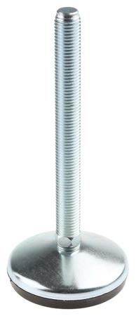 126-3562 RS Pro Steel Adjustable Height Mount 80mm Dia. 185mm 1000kg Static load Capacity ,150mm M16 10° Tilt Angle