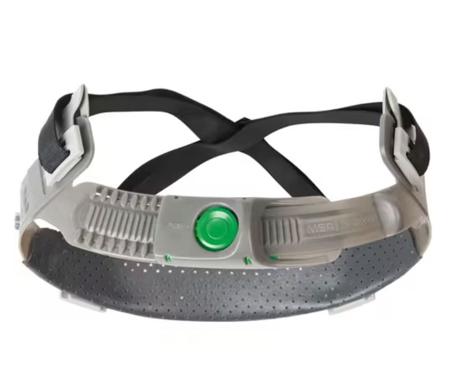 10162507 MSA Safety Polyester, PVC Head Suspension Black, Grey MSA V-Gard Industrial Helmets