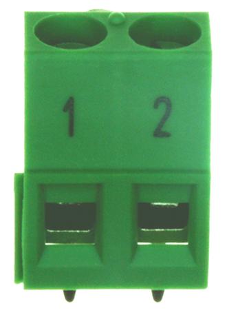 1872392 Phoenix Contact MKDS 1.5/2-5.08 BD:1.2 Series PCB Terminal Block, 2-Contact, 5.08mm Pitch, Through Hole Mount, 1-Row,