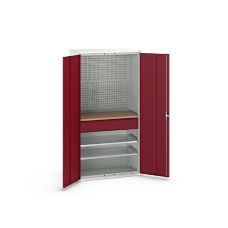 16926570-24 Bott 2 Door, 1 Drawer Sheet Steel Cupboard, 1050 x 550 x 2000mm